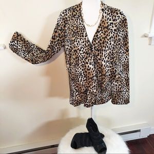 Leopard Swing Blazer